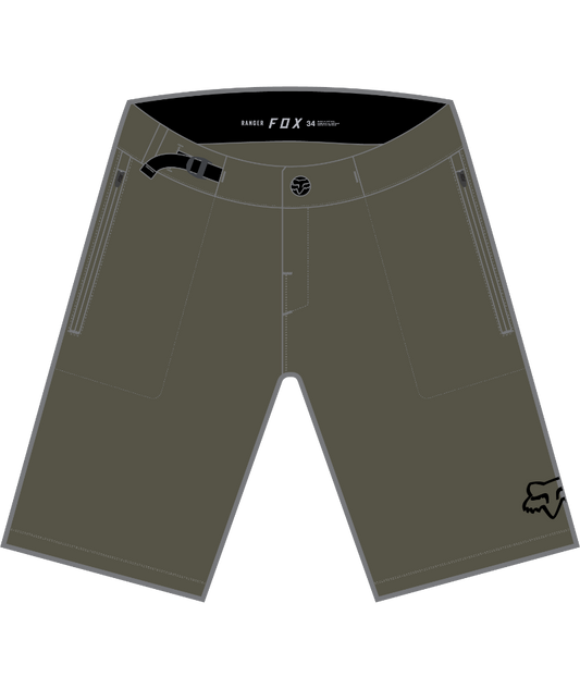 YTH RANGER SHORT W/LINER OLV GRN 22