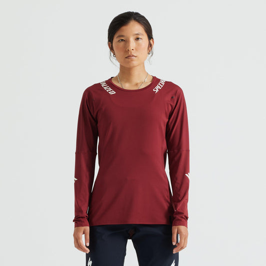 TRAIL AIR JERSEY LS WMN GNTRED L