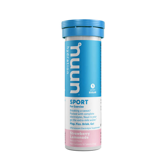 Nuun, Sport, Mélange pour boisson, Limonade à la fraise, simple