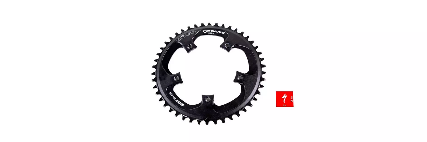 CHR CHAINRING, SL SYSTEM, 46T, 49CL, 110BCD