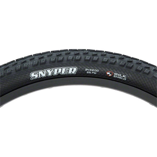 Maxxis, Snyper, Tire, 24''x2.00, Folding, Clincher, Dual, SilkShield, 60TPI, Black