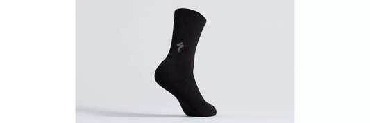 MERINO MIDWEIGHT TALL SOCK BLK XL