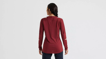 TRAIL AIR JERSEY LS WMN GNTRED L