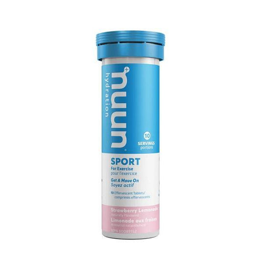 Comprimés d'hydratation Nuun Sport, limonade à la fraise,