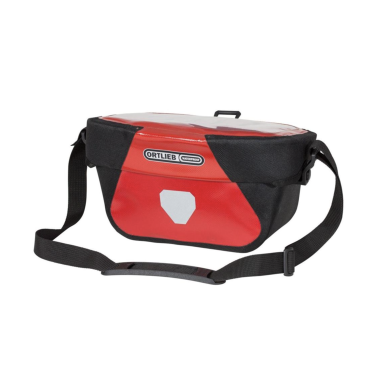 HANDLEBAR BAG ULTIMATE6 S CLASSIC WO.ADAPTER RED/BLACK 5L