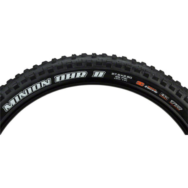 Maxxis, Minion DHR2, Tire, 27.5''x2.80, Folding, Tubeless Ready, 3C Maxx Terra, EXO, 120TPI, Black