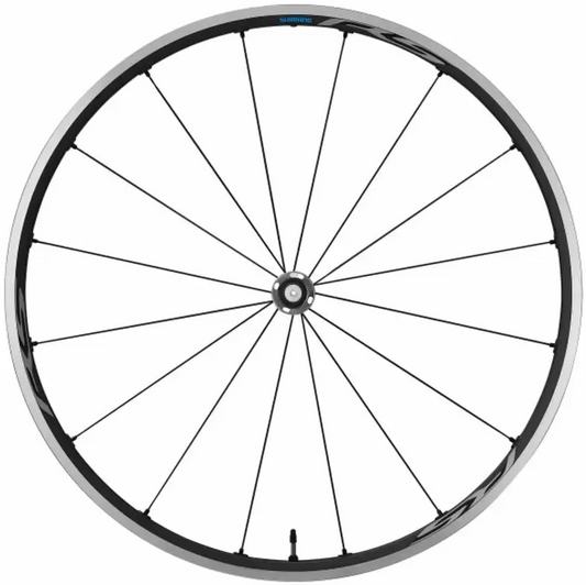 WHEEL, WH-RS500-TL-F, FRONT,16H, FOR 11/10-S, OLD:100MM, QR:133MM, RIM: TUBELESS DARK GRAY, W/O RIM TAPE, W/O BAG, W/O LOCK RING