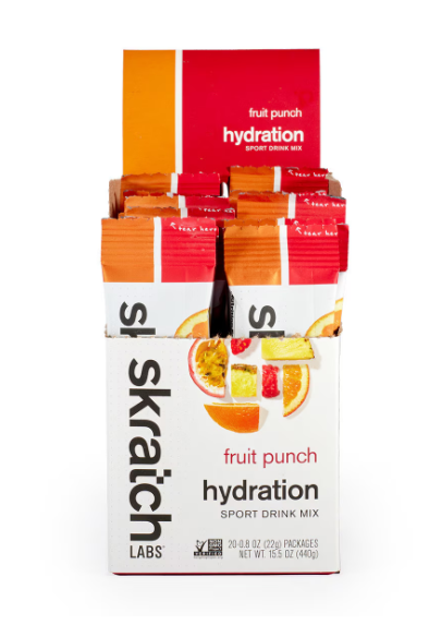 Skratch Labs - Mélange pour boisson d'hydratation sportive : Punch aux fruits (20 packs)