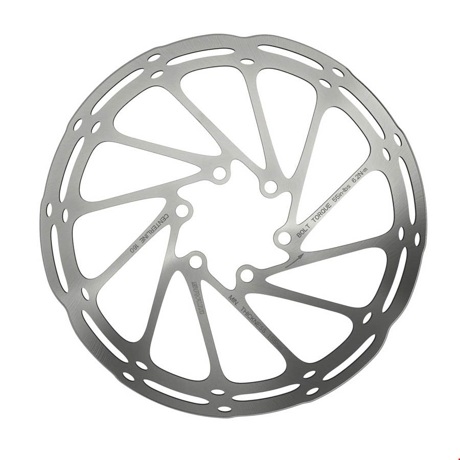 SRAM, ligne centrale, 220 mm, ISO 6B