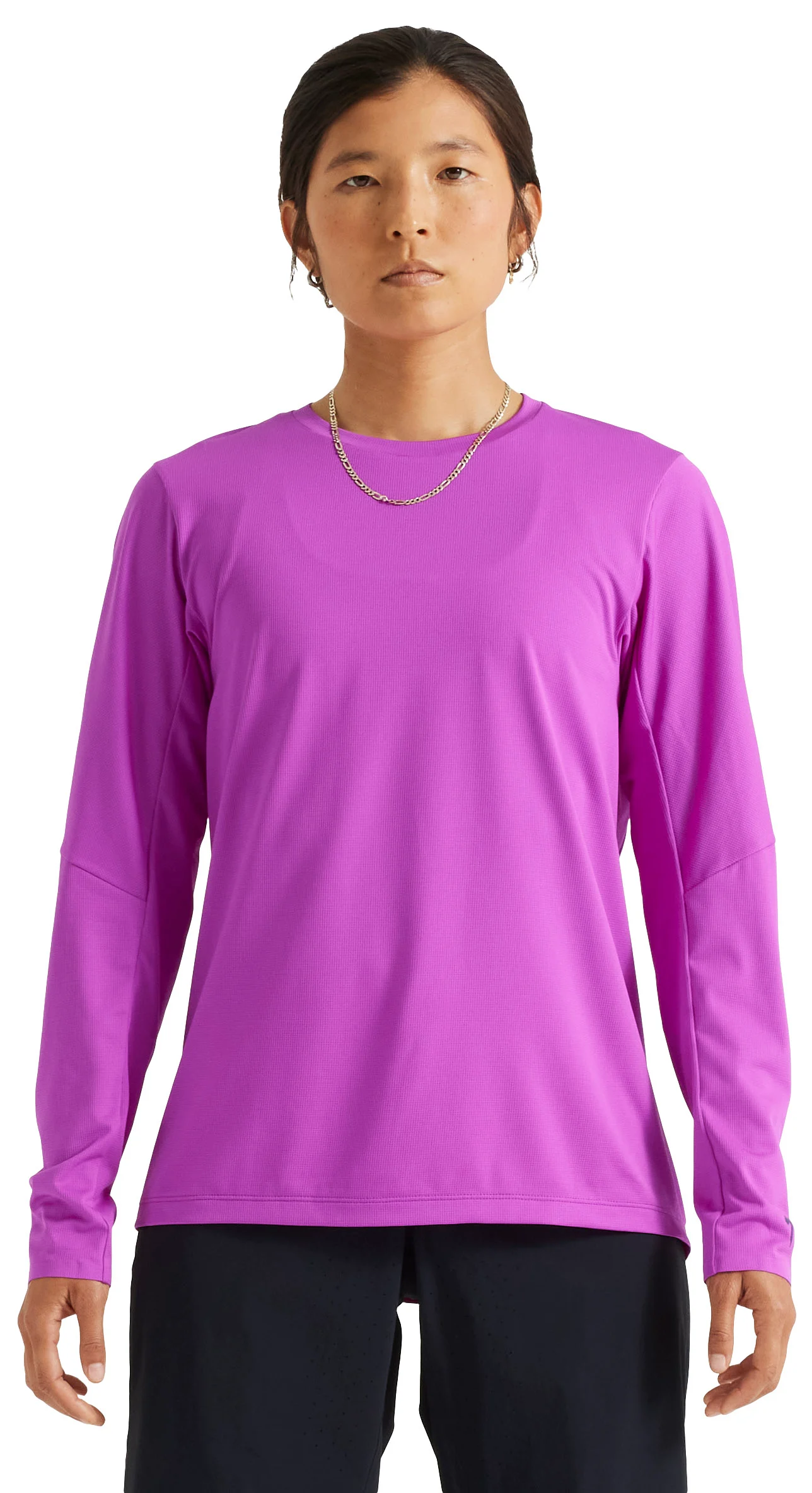 GRAVITY TRAINING JERSEY LS WMN Purple Orchid S