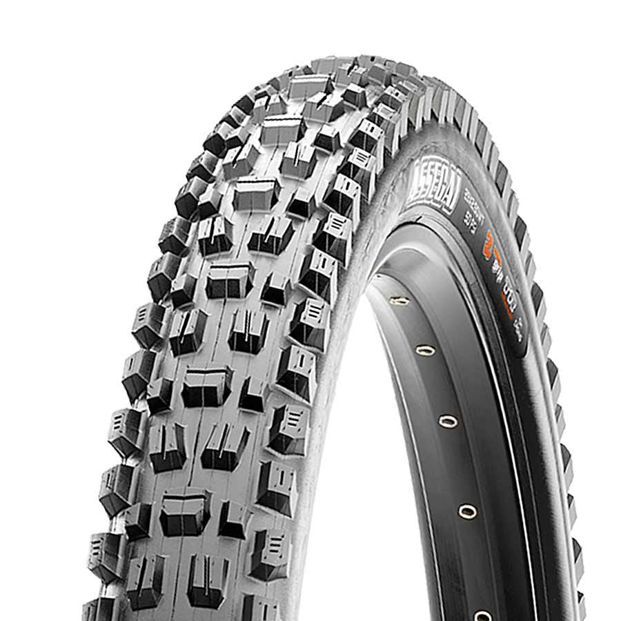 Maxxis,Assegai, Tire, 29''x2.50, Folding, Tubeless Ready, 3C Maxx Grip, Double Down, Wide Trail, 120x2TPI, Black