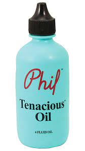 PHIL WOOD TENACIOUS OIL BIKE CHAIN LUBE - 4 FL oz, DRIP